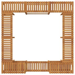 Jakuzzi Környezet Barna 230 x 230 cm Tömör Akácfa