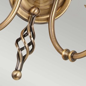Elstead klasszikus fali lámpa artisan antik sárgaréz elsart2-agd-brass