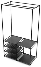 Fekete Fém Ruhafogas. GD-172 BK