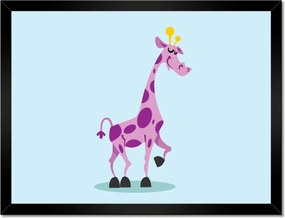 Poszterek keretben 40x30 Zsiráf a gyerekszobába
