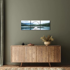 Kép - Kilátás a mólóról (órával) (90x30 cm)
