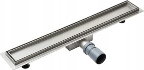 Lineáris Lefolyó Megfordítható Alacsony 70CM Felülről Tisztítható Rozsdamentes Acél