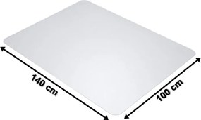 Szék alatti átlátszó műanyag szőnyeg 100 x 140 cm