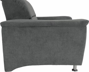Fotel, szürke szövet, SANTIAGO