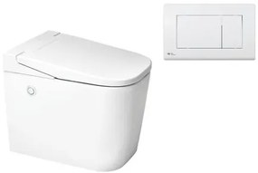 Ultimax OptimFlush álló wc technológiával, beleértve a tartályt és a fali gombot SATOFSHFS3.B20