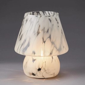 MISS MARBLE LED lámpa, fehér 21,5cm