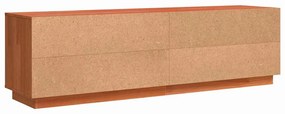 TV szekrény Barna 156 x 37 x 45 cm Tömör fenyőfa