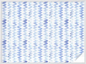 Öntapadós szélvédő furnér Adatvédelem Kék hullámok 200x146