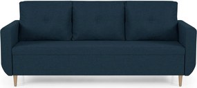DORIS Háromszemélyes kinyitható kanapé Sötétkék