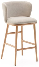 Bézs bárszék (ülésmagasság 65 cm) Ciselia – Kave Home