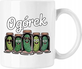 Bögre uborka pickle mém vicc 2 Fehér 330ml