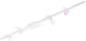 Philips-KÉSZLET 4xLED RGB Dimmelhető lámpa sínrendszerhez Hue LED RGB/20,8W/230V