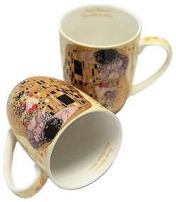 Klimt porcelán bögre szett - 400 ml - 2 darabos