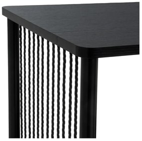 Fekete dohányzóasztal 40x80 cm Manila – Casa Selección