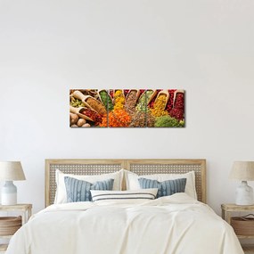 Kép - Fűszerek a világ minden tájáról (órával) (90x30 cm)