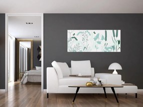 Kép - rét vektor (120x50 cm)