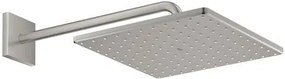 Fejzuhany GROHE RAINSHOWER Cube négyzet zuhanykarral együtt supersteel 26564DC0