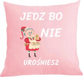 Párna párnahuzat Klasszikus Nagyi egyél, mert nem fogsz megnőni Ajándék