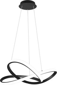 TRIO R32051432 COURSE Modern Led Függesztett Lámpa Fekete LED IP20