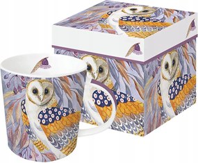 Nagy Porcelán Bögre Ppd Fantázia bagoly Athena 0,4 l dobozban