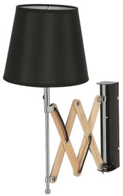 Fali lámpa MITO 1xE27/40W/230V fekete