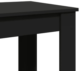 fekete szerelt fa bárasztal 102 x 50 x 103,5 cm