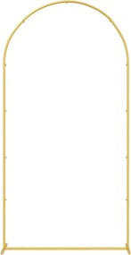 vidaXL Esküvői Ív Arany 100 x 39 x 200 cm Acél