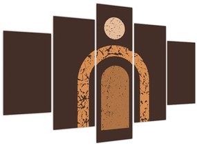 Kép - Narancssárga ívek N⁰3 (150x105 cm)