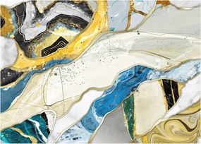 Kép - Színes márvány (üvegen) (70x50 cm)