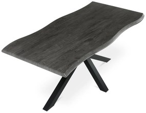 Étkezőasztal 180 x 90 cm, szürke tölgyfa