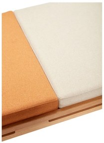 Narancssárga-krémszínű pad Amber – Hübsch