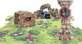 Arty Toys Óriás puzzle - Bestiák birodalma, 18 db-os - Puzzl’Up Voras Furious