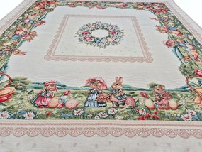 100x100 cm Abrosz Húsvéti nyuszikkal vastag szövet Nagy Mintaválaszték