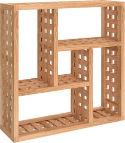 vidaXL tömör diófa falipolc 49 x 15 x 49 cm