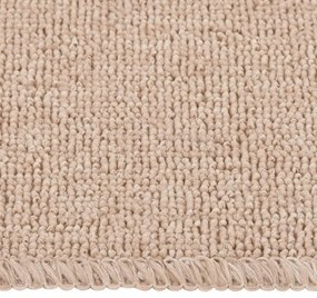 15 db bézs négyszögű csúszásmentes lépcsőszőnyeg 75 x 20 cm