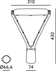 LED utcai lámpa NEXPARK LED/30/40/60W/230V 3000/4000/6500K IP66