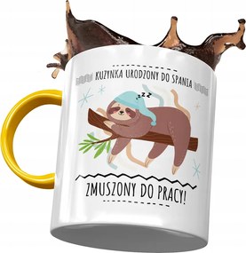 Sárga Bögre Unokatestvérnek Születésnapra Ajándék Nyomtatott Fotóval