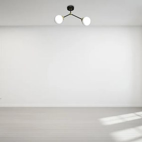 Csillár JOY 2xE14/40W/230V fekete/arany