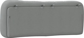 világosszürke szövet fejtámla párna Hvar 140 cm