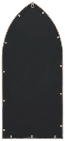 homokszínű vas kerti tükör kültéri használatra 70 x 30 cm