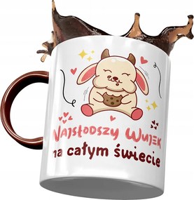 Bordó bögre Bácsi bácsinak Ajándék fényképes nyomtatással