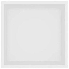 fehér szerelt fa falra szerelhető TV-szekrény 102 x 35 x 35 cm