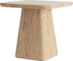 Tárolóasztal kő asztallappal 45x45 cm Kepami – Light &amp; Living