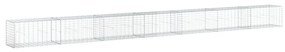 horganyzott vas gabion kosár fedéllel 700 x 50 x 50 cm