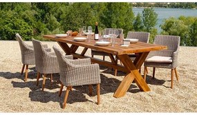 Norwick Teak kerti asztal 250 cm