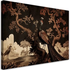 Gario Vászonkép Keleti páva a fán Méret: 60 x 40 cm