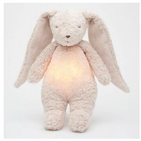 Moonie - Snuggle buddy dallammal és világítással 2.0 nyuszi organic rózsa