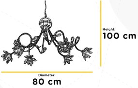 ONLI - Csillár zsinóron NINFEA 6xG9/6W/230V