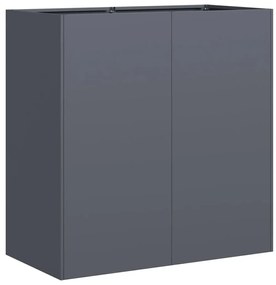 vidaXL növénytartó antracitszürke 80x40x80 cm hidegen hengerelt acél