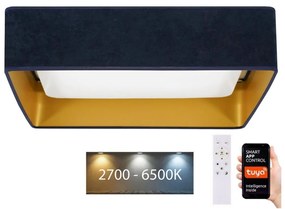 Brilagi Brilagi-LED Dimmelhető lámpa VELVET SQUARE LED/36W/230V Wi-Fi Tuya + távirányító sötét kék BG0657